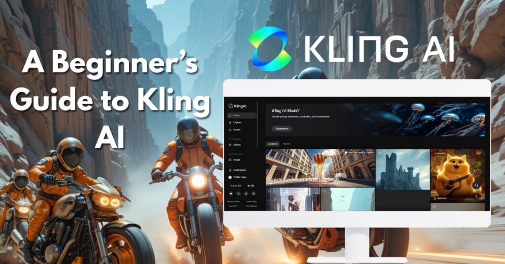 Kling AI video creation dashboard