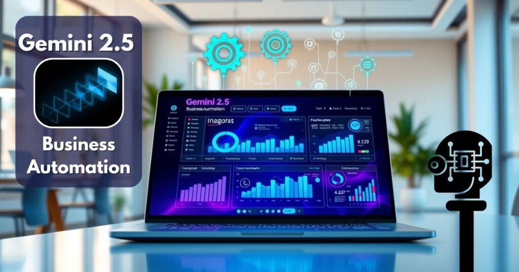 Using Gemini 2.5 for business automation on a laptop