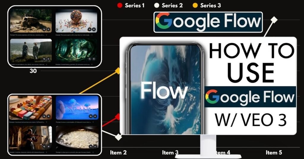 Google Flow AI filmmaking tool interface