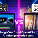 Google Veo 3 and OpenAI Sora AI video generation tools comparison