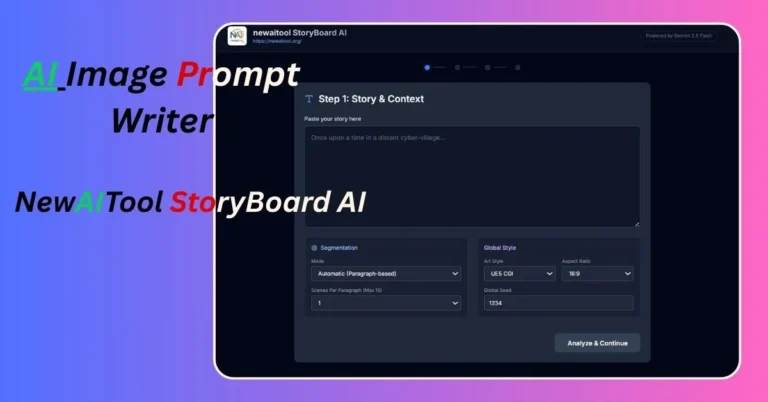 Best AI Image Prompt Writer 2025: NewAITool StoryBoard AI Review & Guide